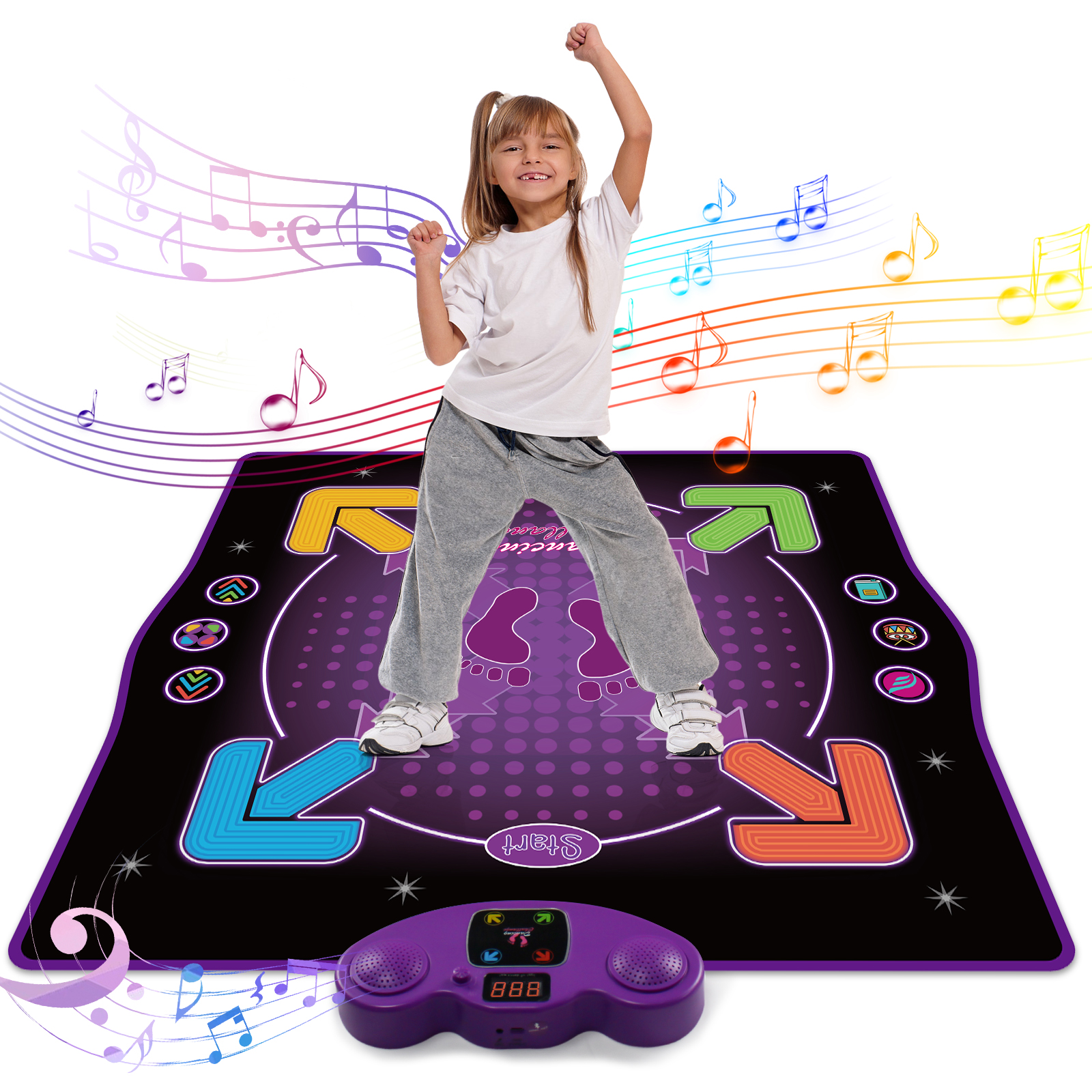 Kidzlane Durable Piano Dance Mat Giant Floor Piano Mat for Kids and