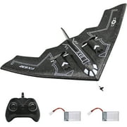 Fisca Remote Control Planes for Adults with 2 Batteries , B2 Spirit RC Airplanes for Kids 14+