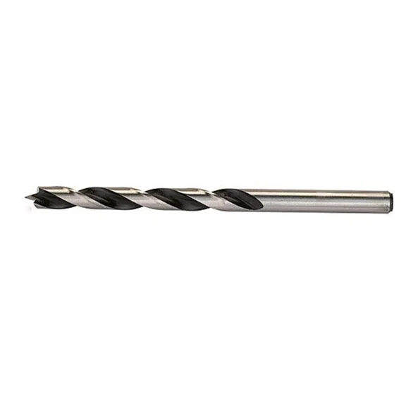 Fisch Brad Point Drill Bit Set Chrome Vanadium Wood Bit, Precision Woodworking Tools, DIY & Professional Use, Compatible with Standard Drills, Size 7mm Dia x 109mm OAL (5 Pack)