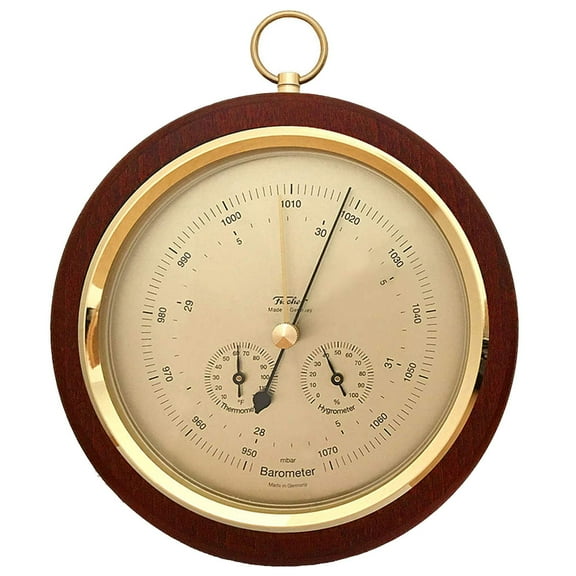 Fischer Barometer with Thermometer  Hygrometer 7.9" - 1694R-22 (US Version/ F)