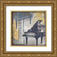 thumbnail image 1 of Fischer, David 15x15 Gold Ornate Wood Framed with Double Matting Museum Art Print Titled - Pianos, 1 of 4