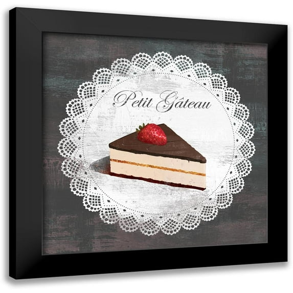 Fischer, David 20x20 Black Modern Framed Museum Art Print Titled - Petit Gateau