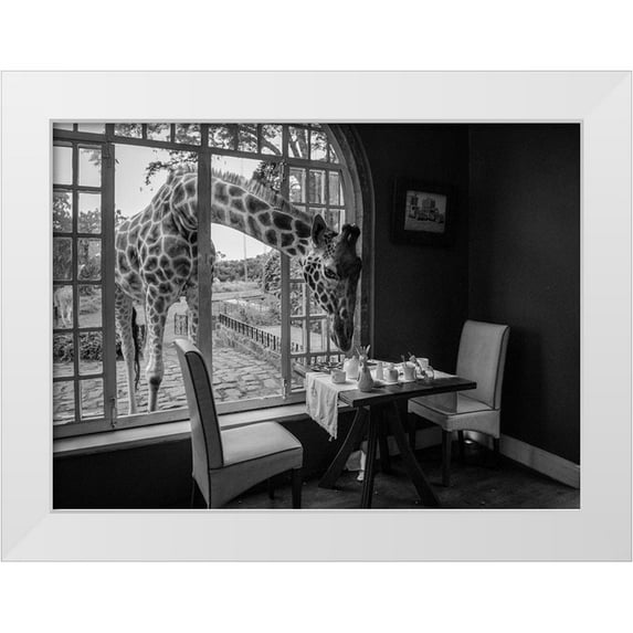 Fischer, Jie 14x11 White Modern Wood Framed Museum Art Print Titled - Breakfast Time