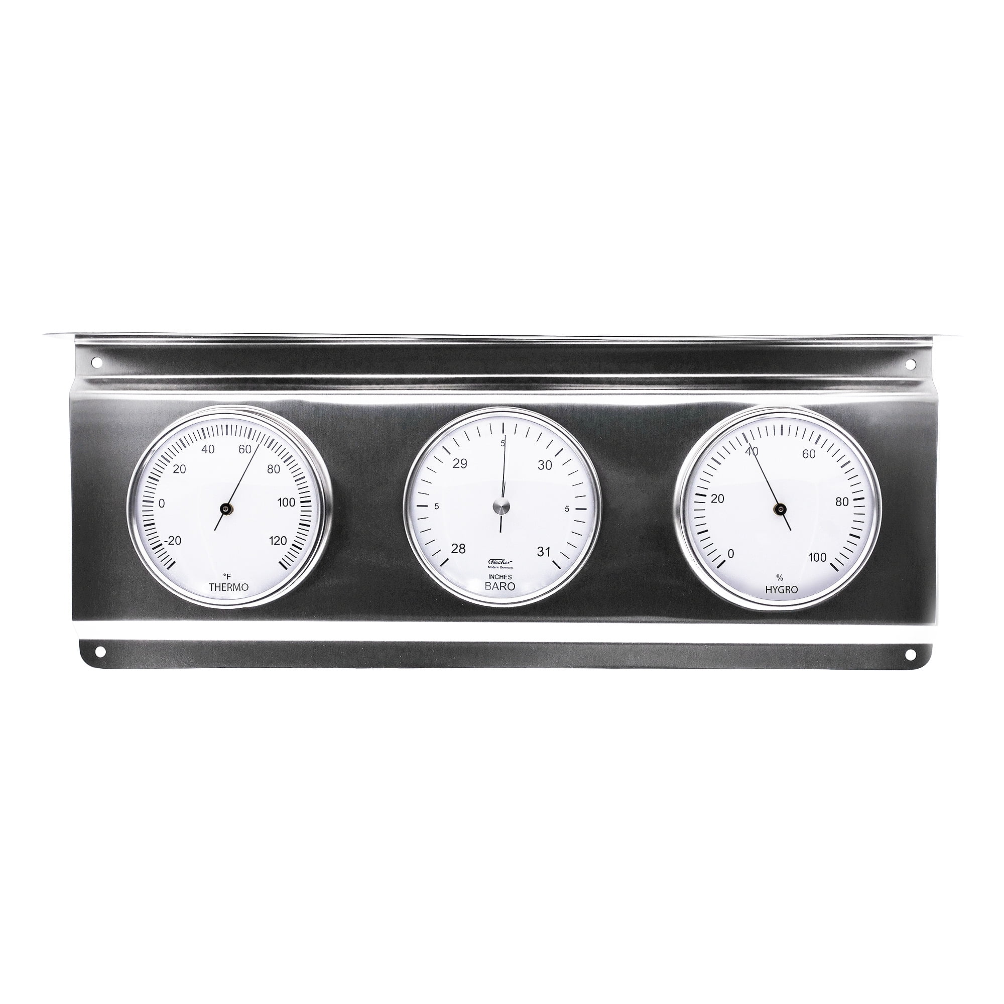 Fischer, Outdoor Weather Station, 390 x 145 mm, Ø 84mm - 827-01-US (US-Version / Inch, F°)