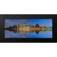 thumbnail image 1 of Fischer, Rolf 14x8 Black Modern Framed Museum Art Print Titled - Dusseldorf - Medienhafen, 1 of 4