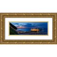 thumbnail image 1 of Fischer, Rolf 24x11 Gold Ornate Wood Framed with Double Matting Museum Art Print Titled - Seebrucke Sellin, 1 of 4