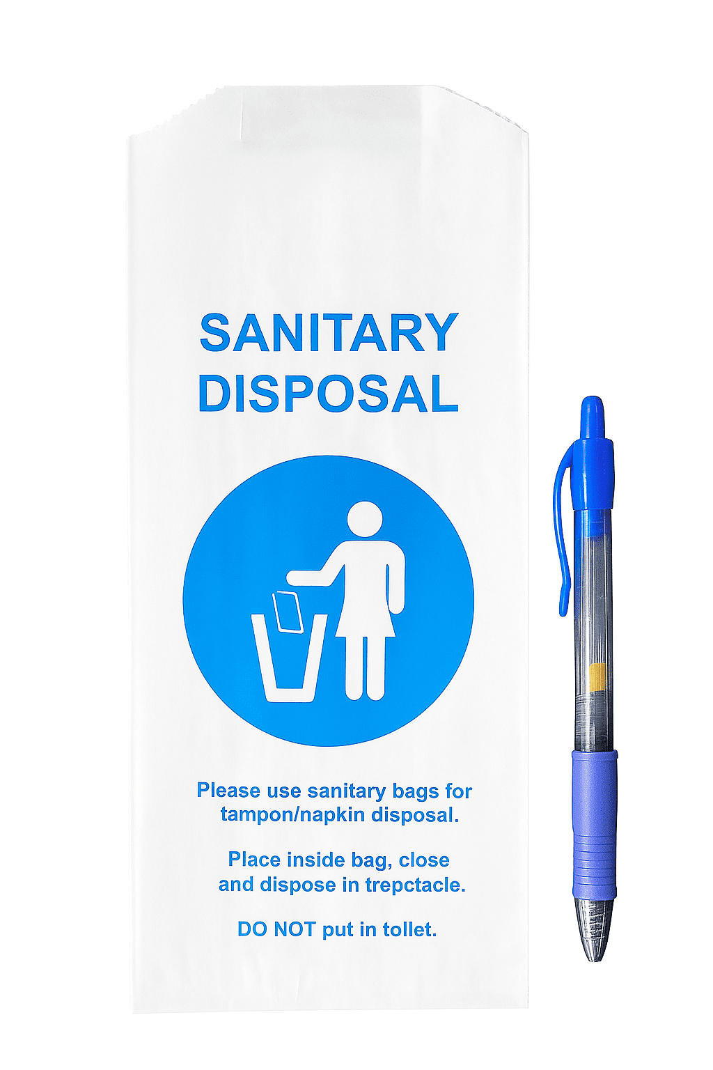 Fischer Sanitary Disposal Bag #410-1 (1000/Cs)