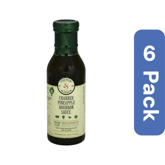 Fischer & Wieser Charred Pineapple Bourbon Sauce 15.8 oz (Pack Of 6)