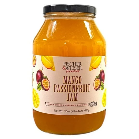 Fischer & Wieser Farmstead Mango Passionfruit Jam, 36 Ounce Jar
