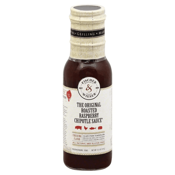 Fischer & Wieser Original All Natural Gluten Free Roasted Raspberry Chipotle Sauce, 10.5 oz [Pack of 6]