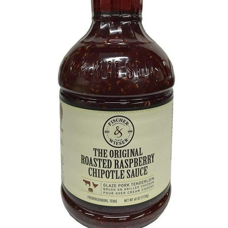 Fischer and Wieser Razzpotle Roasted Raspberry Chipotle Sauce 40-Ounce Bottle
