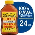 Fischer's Honey 100 Grade A, Raw and Unfiltered Clover Honey, 24 oz