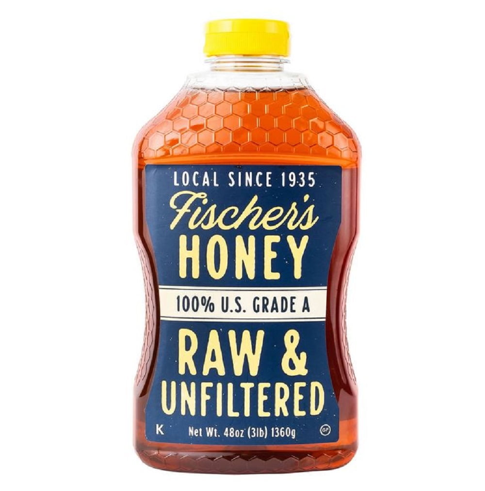 Fischer's Honey Raw and Unfiltered (48 oz.) - Walmart.com