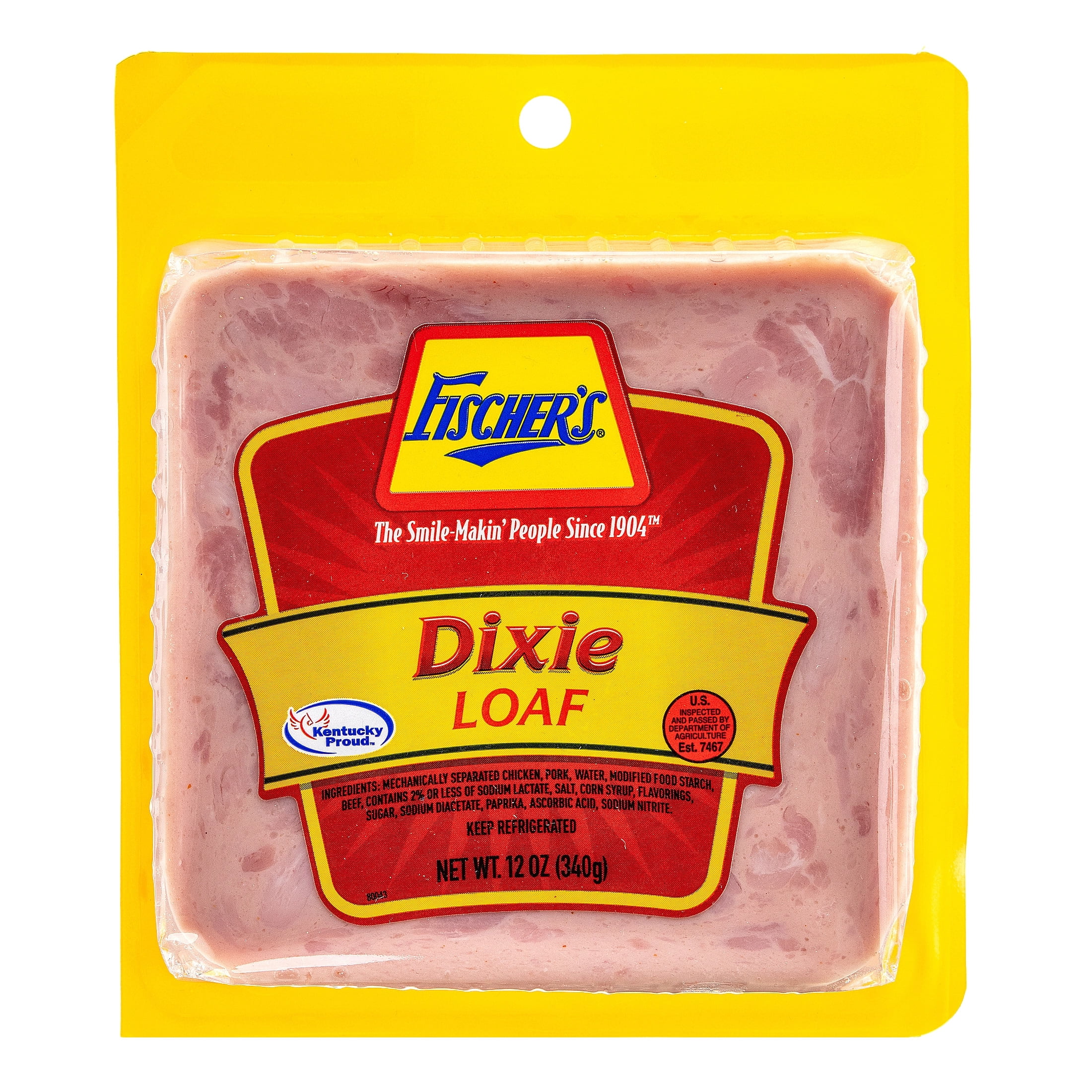 Fischer's Loaf Dixie, 12 oz. Gluten-Free, Packaged in Plastic