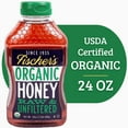 thumbnail image 1 of Fischers Honey Organic 24oz Honey, USDA Certified Organic, Local, Raw and Unfiltered, Squeeze Bottle, Gluten-Free, 1 of 2