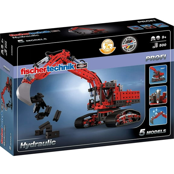 Fischertechnik 548888 Profi Hydraulic Model Construction Kit, Model Building Kit - 500 Piece