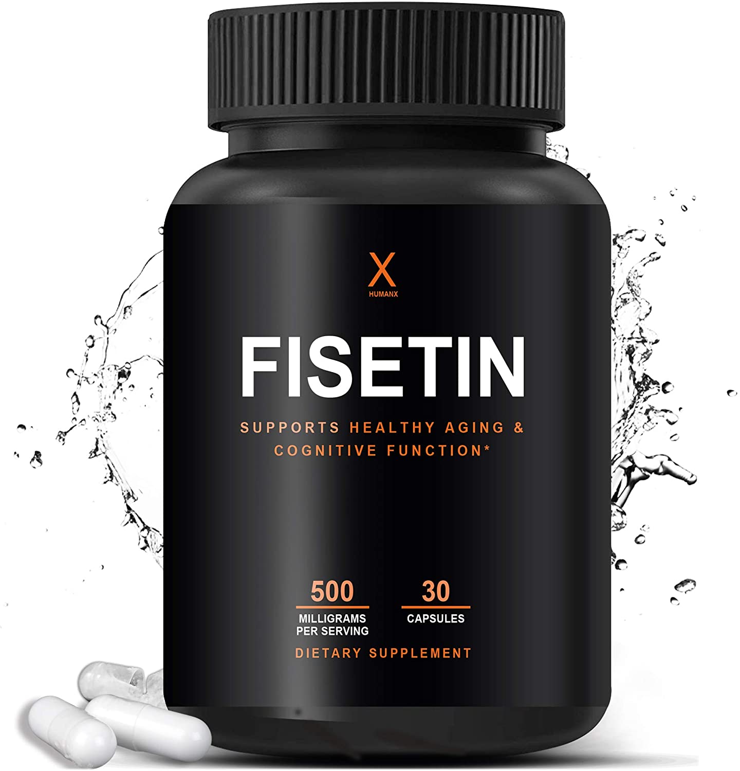 Fisetin Double Strength 200mg Capsules, 60 Count Introductory Offer only (Natural Bioflavonoid