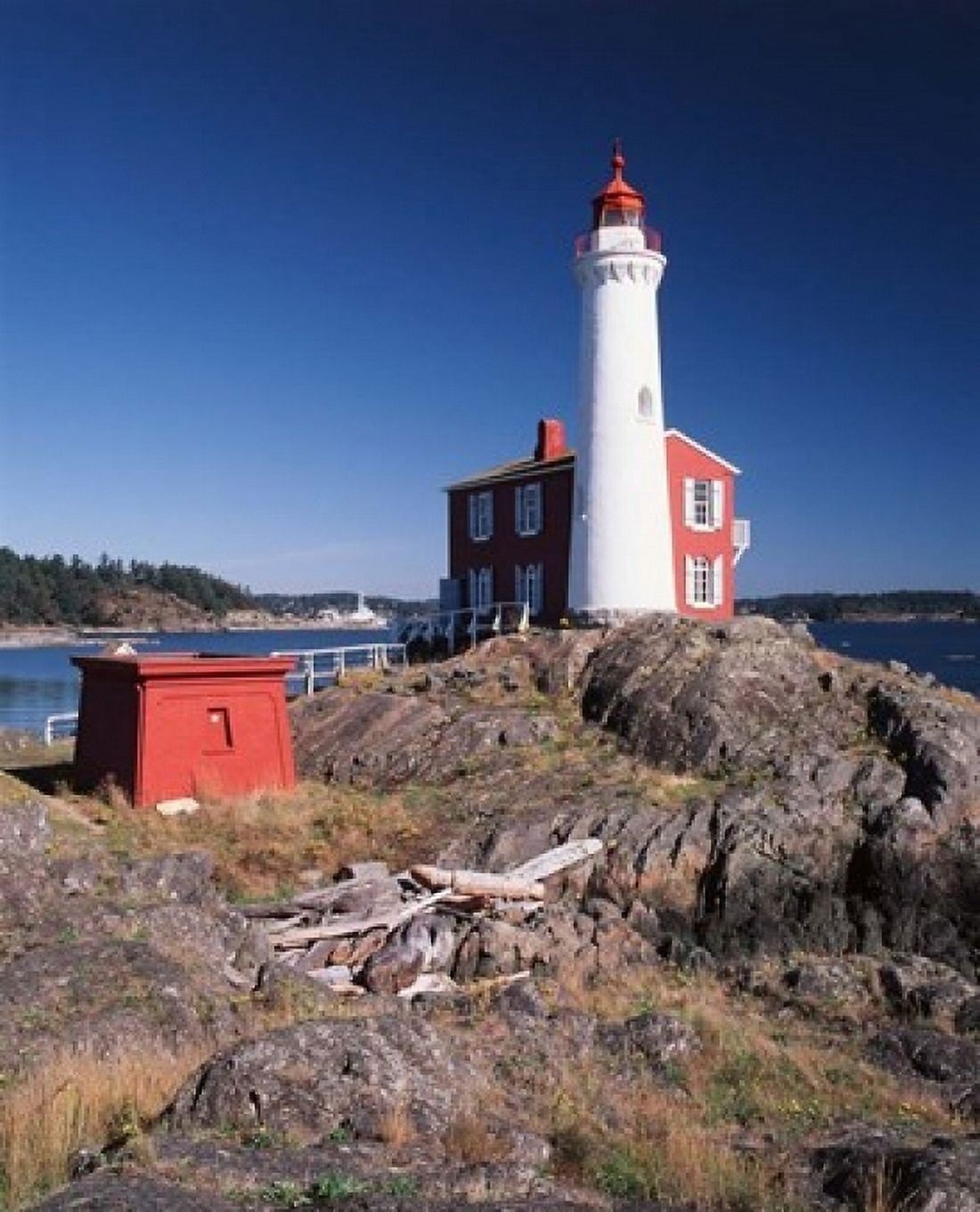 Fisgard Lighthouse Fort Rodd Canvas Art - Walter Bibikow DanitaDelimont (16 x 20)