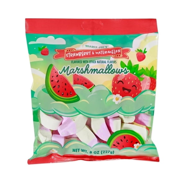Trader Joe's Marshmallows Strawberry and Watermelon Flavor 1 Count