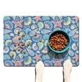 thumbnail image 1 of Fish Anchor Sea Dog Food Mat – Nautical Marine Pet Feeding Mat 16x24, Non-Slip, Absorbent, Quick Dry, Waterproof, Easy Clean, 1 of 7