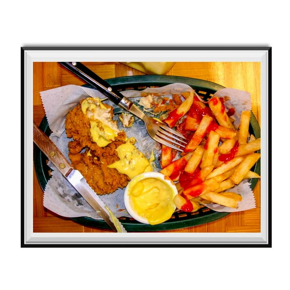 Fish And Chips Liz Lemon Office Poster