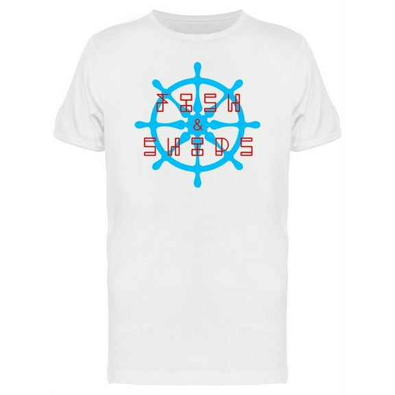 Fish And Ships Cool Sailor Tee Men's -Image by Shutterstock