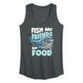 thumbnail image 1 of Fish Are Friends - Women's Racerback Tank Top, 1 of 5