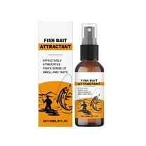 Fish Bait Attractant Spray, 2FL.OZ/60ML, Effectively Stimulates Fish’s Sense of Smell and Taste, Enhances Fishing Success