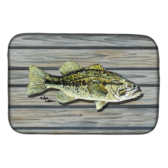 Fish Bass Small Mouth Dish Drying Mat
