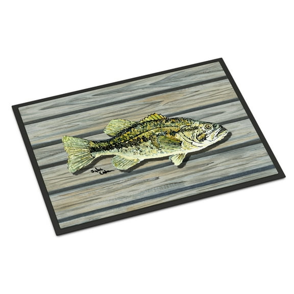 Fish Bass Small Mouth Doormat 24x36