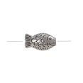 thumbnail image 1 of Fish Bead 17x10mm Pewter Antique Silver Plated, 1 of 1