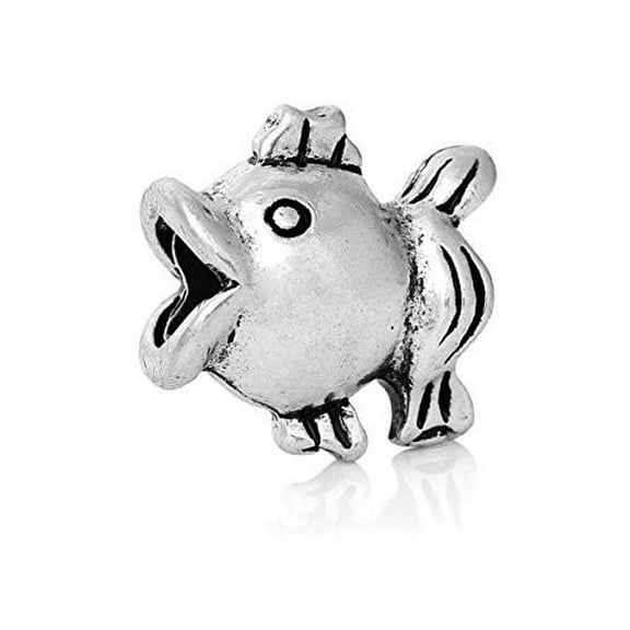 Fish Bead Compatible for Most European Snake Chain Bracelet