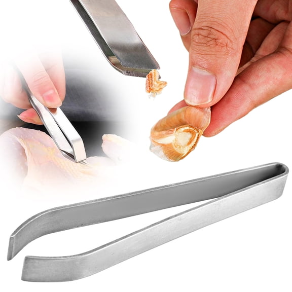 Fish Bone Tweezers Garlic Peeler Japanese Tongs Pliers For Removing & For Kitchen Gadgets Restaurant Flat,Food Clips