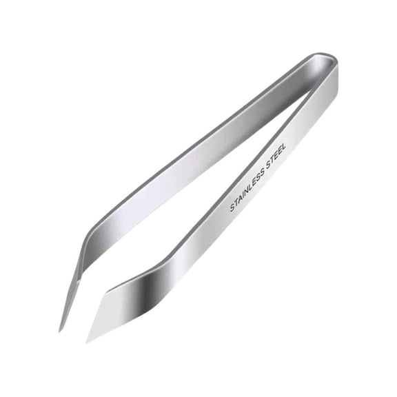 Fish Bone Tweezers,Stainless Steel Tweezer Flat Fish Bone Tweezer Fish Bone Clip Slant Tweezer Fish Bone Tweezers Professional
