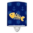 thumbnail image 1 of Fish Bones Ceramic Night Light, 1 of 2