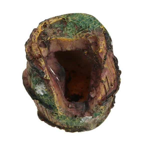 Fish Broken Barrel Decor Resin Betta Fish Tank Accessories Ornaments for Fish Cave Hide Tank Decorations