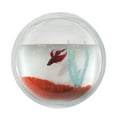 thumbnail image 1 of Fish Bubble Modern Home Deluxe Acrylic Wall Mounted Fish Tank, Hanging Aquarium, 1 of 4