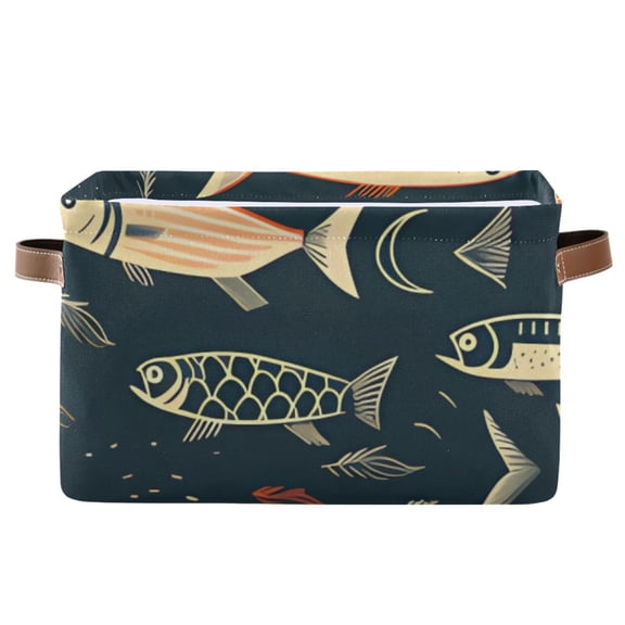 Fish Cartoon Storage Bins Baskets With Handles Storage Box Clothes Organizer Organization Toys