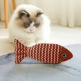 thumbnail image 1 of Fish Cat Catnip Toy Fish, Cat Mint Cushion For Cat Kitten Bite, Chew And Kick, Self Play, Cat Toys For Indoor Cats And Kitten, Catnip Cat Toy, Interactive Kitten Exercise Kicker Toys, 1 of 5