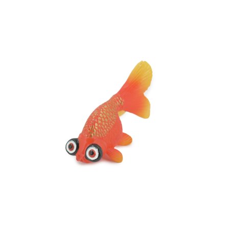 Fish, Celestial eye goldfish, Choutengan, Museum Quality, Hand Painted, Rubber, Realistic Figure, Model, Replica, Toy, Kids, Educational, Gift, 3 1/2" CH556 BB161
