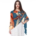 thumbnail image 1 of Fish Chiffon Translucent Light Breathable Silk Scarf 180*73, 1 of 6