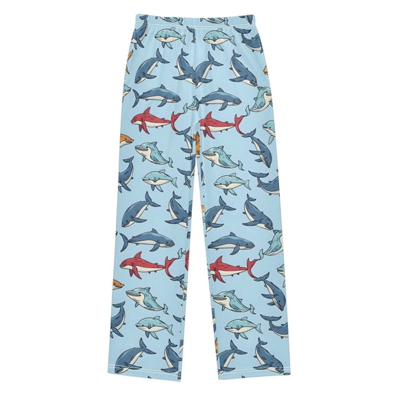 Fish Christmas Pajama Pants Soft and Lightweight Elastic Waistband Christmas Pajama Pants