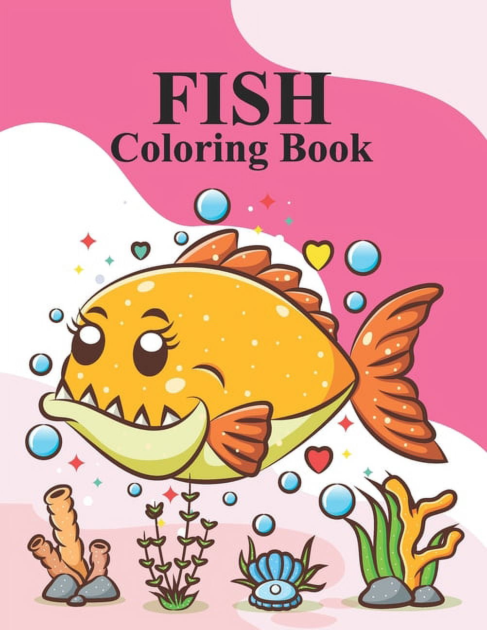 Fish Coloring Book An Kids Coloring Book with Fun Easy and Relaxing