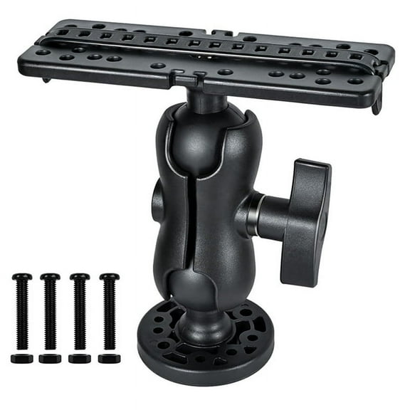 Fish Detector Base, Universal 360 Rotating Ball Fish Detector Bracket Suitable for Ocean Boats, Kayaks and Pontoons