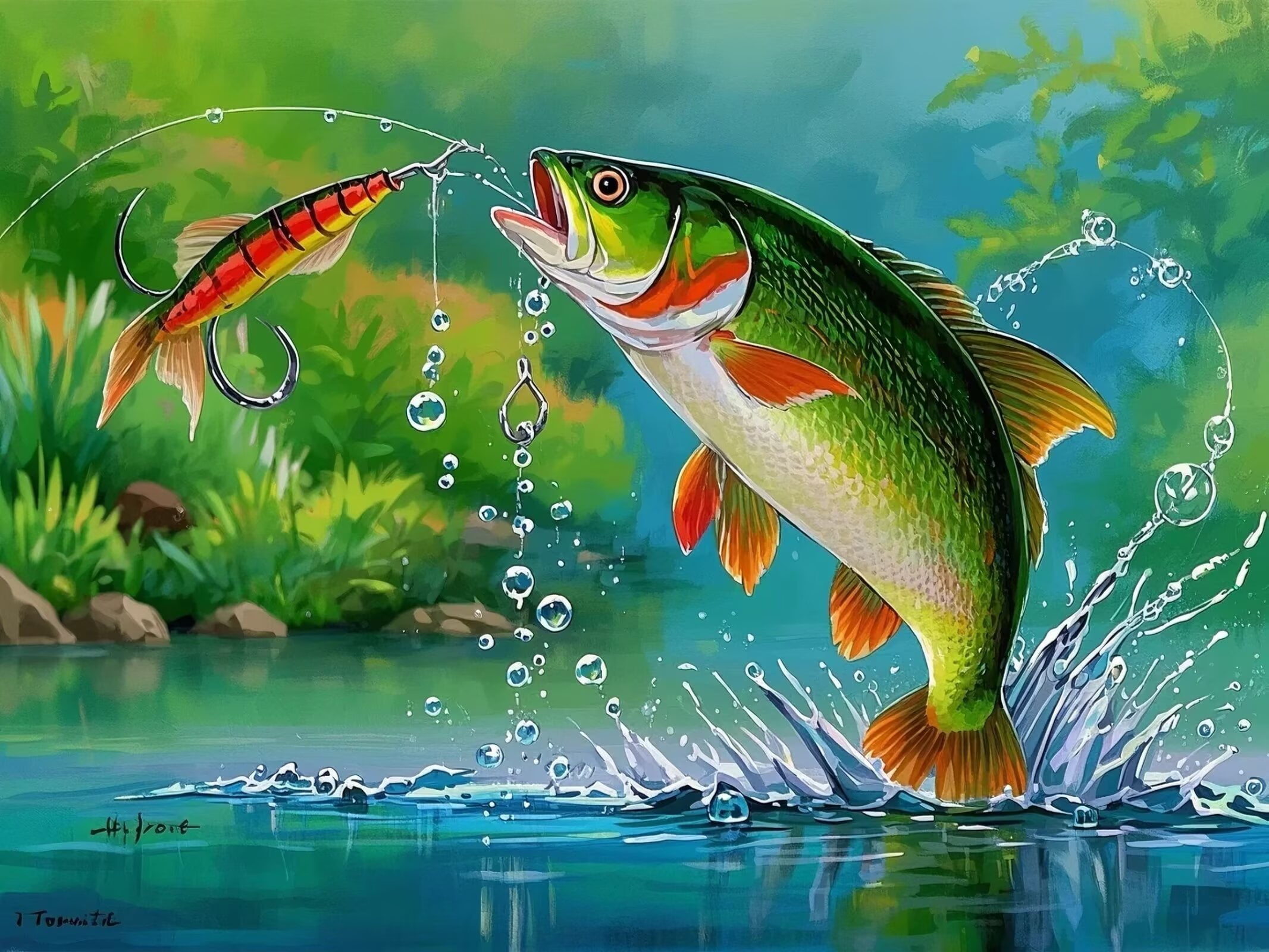 Fish Diamond Painting Kits for Adults 5D DIY Diamond Art Kits for Fish Diamond Painting Kits for Adults 5D DIY Diamond Art Kits for