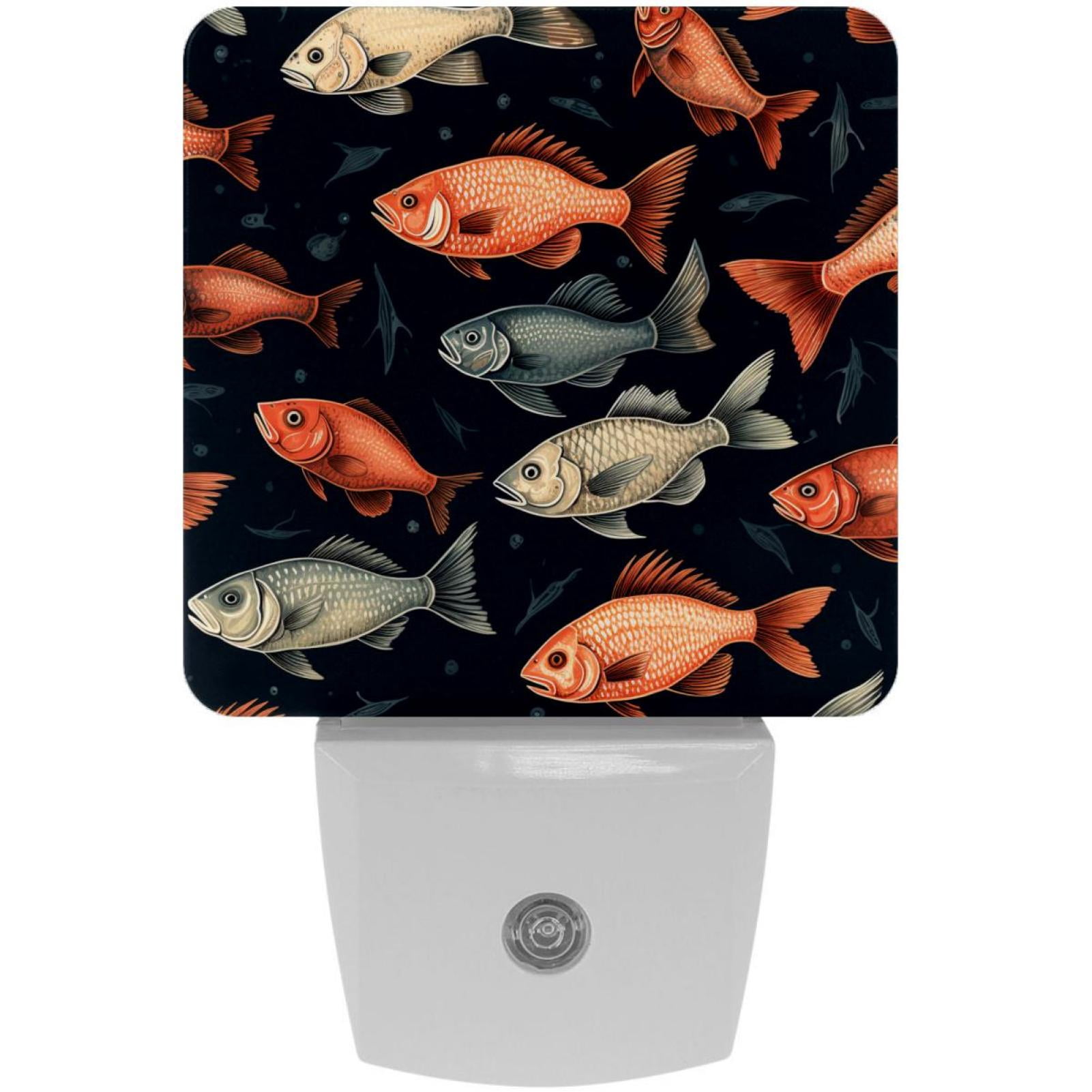 Fish Enhance Your Space with LED Square Night Lights - Versatile ...