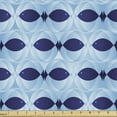 thumbnail image 1 of Ambesonne Fish Fabric by the Yard Upholstery, Nautical Animal Pattern, 1 Yard, Pale Blue Navy Blue, 1 of 4