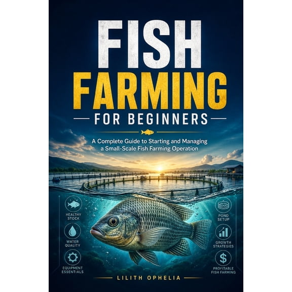 Fish Farming For Beginners: A Complete Guide to Starting and Managing a Small-Scale Fish Farming Operation, (Paperback)