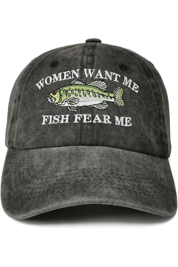 Fish Fear Me Women Want Me Hats