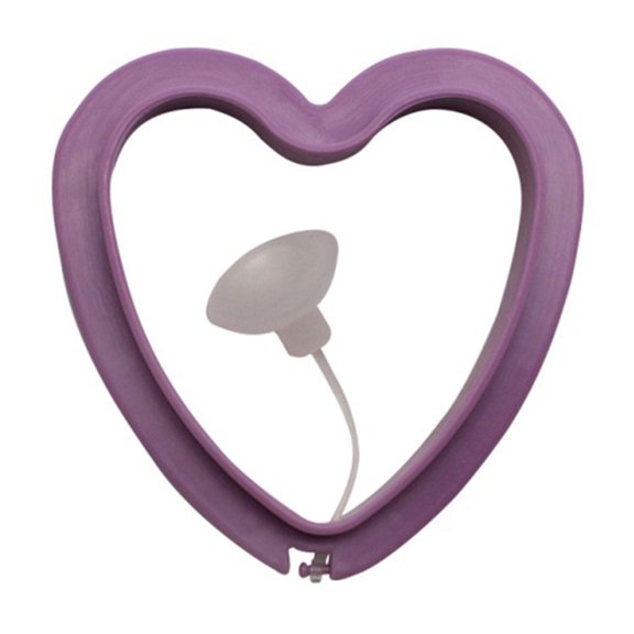 Fish Feeding Aquariums Floating Feeders for Gold-fish Heart/Flower Shaped Suspensible with Suction Cup